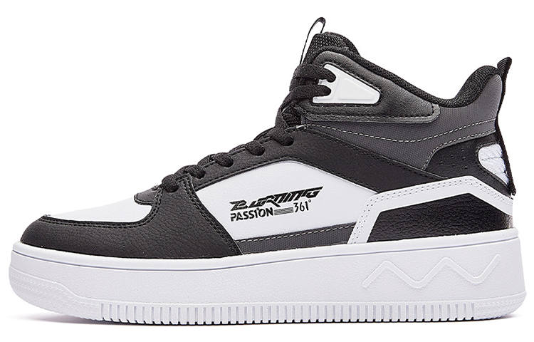 361° BOUND Technology High top Skateboard Shoes Women's White Black