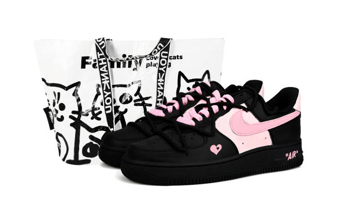 Nike Nike Air Force 1 Berry Milk, Shopping Bag Abrasion Resistant Breathable Abrasion Resistant Breathable Low top