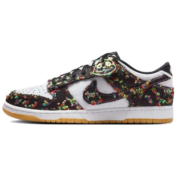 Nike Nike Dunk Breathable Cushioning Low top Skateboard Shoes Unisex White Black