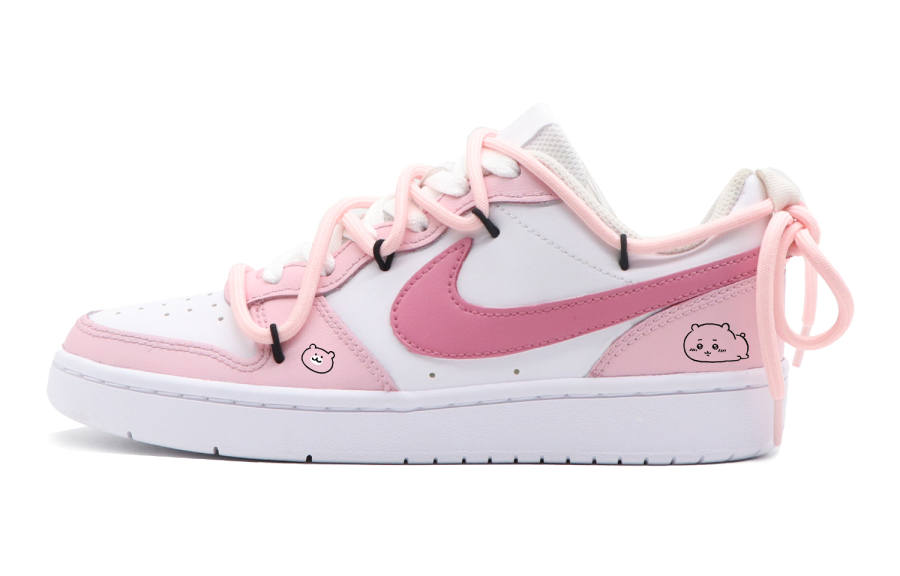Nike Nike Court Borough Kawaii Girly Low top Kids' Skateboarding Shoes Women's Cherry Blossom Pink
