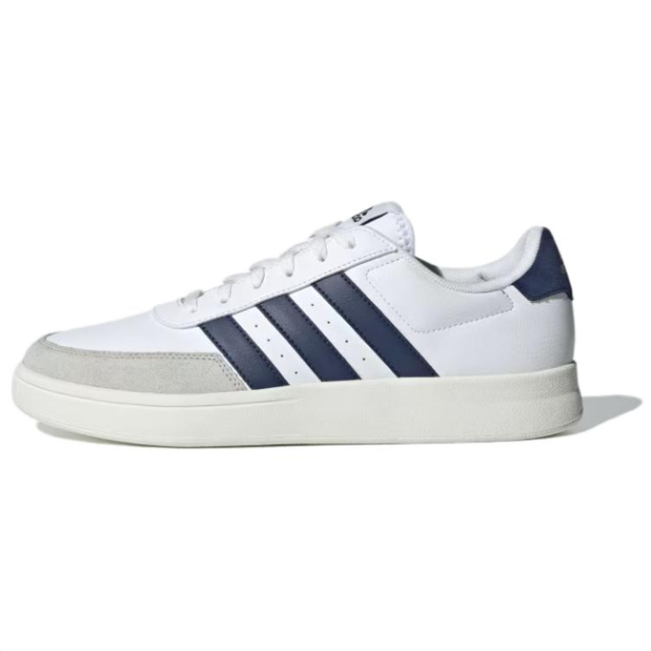 Adidas Adidas BREAKNET 2.0 Slip Resistant Lightweight Non slip Lightweight Low top Skateboard Shoes Unisex White Blue