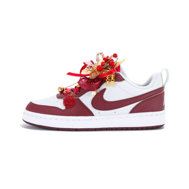Nike Nike Court Borough Low top Skateboard Shoes Women's Red