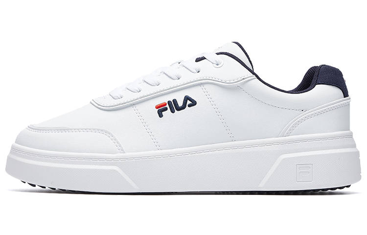FILA Platform Local Area Breathable Low top Skateboard Shoes Men's White