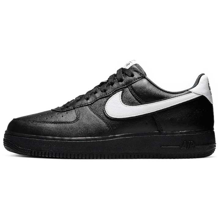 Nike Nike Air Force 1 Slip Resistant Abrasion Resistant Low top Skateboard Shoes Unisex Black