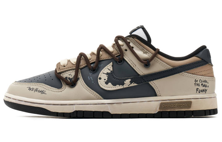 Nike Nike Dunk Panda Prank, Glide Path, Reverse Skateboard Vintage Skateboard Shoes Men's Black White