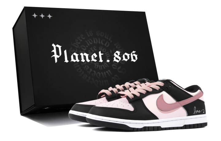 Nike Nike Dunk Wear resistant And Lightweight Low top Skateboard Shoes Unisex Pink