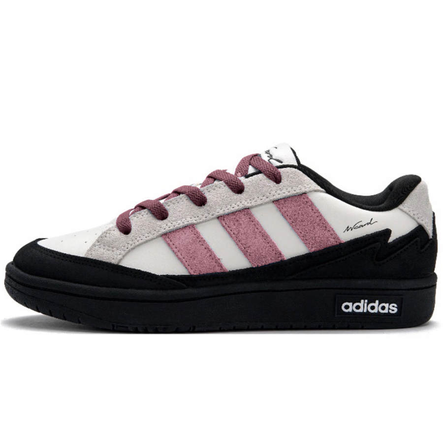 Adidas Adidas WCARD ADV Heartbeat Projection Leather Low top Skateboard Shoes Unisex Gray White Red Black