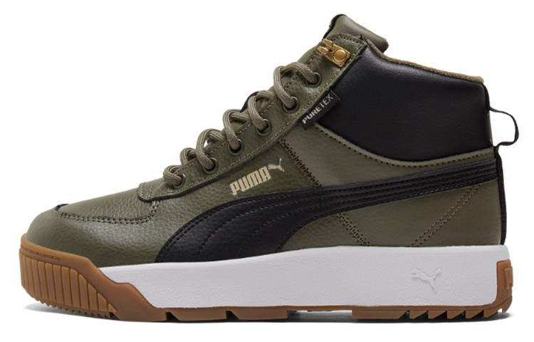 PUMA Tarrenz Sb Breathable Stay Warm Non Slip Mid Tops Casual Skateboarding Shoes Unisex Green