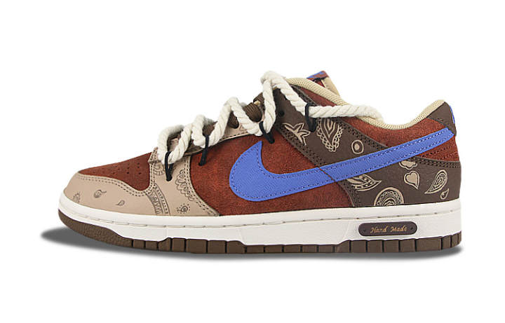 Nike Nike Dunk Paisley Skateboard Shoes Men's Brown