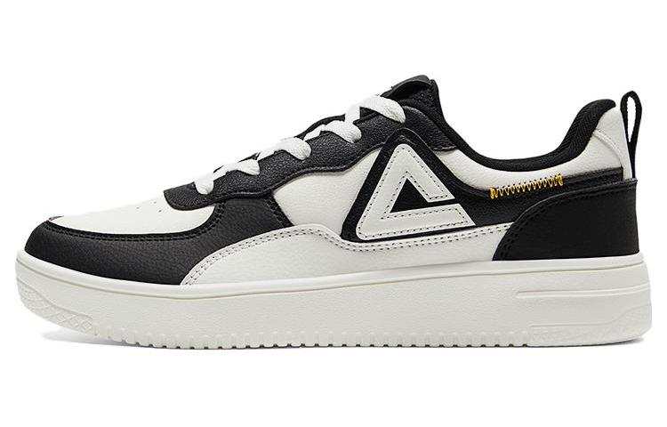 PEAK Slip Resistant, Abrasion Resistant, Breathable Low top Skateboard Shoes Women's Black Beige