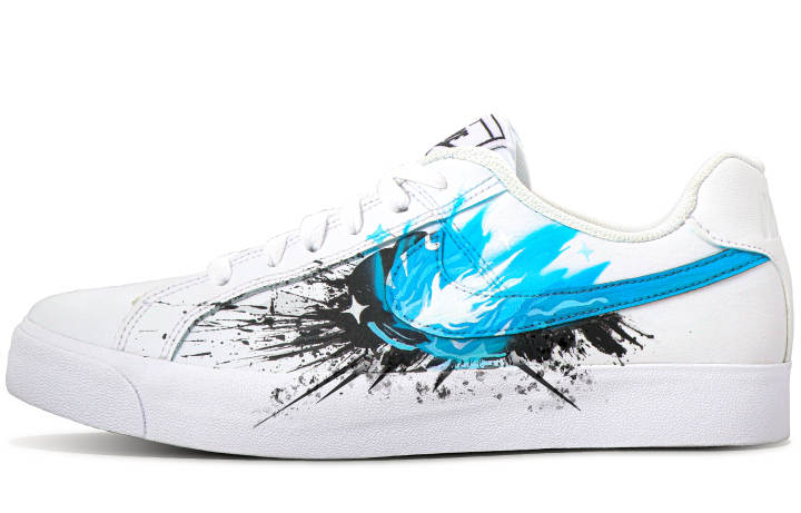 Nike Nike Court Royale Powerful Explosion Leather Slip Resistant Abrasion Resistant Low top Skateboard Shoes Unisex