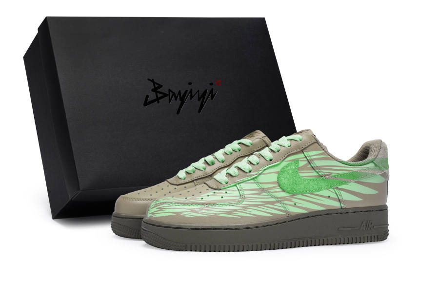 Nike Nike Air Force 1 07 LV8 811 Manufacturing, Wings Of Freedom Green, Special Shoe Box Slip Resistant Low top