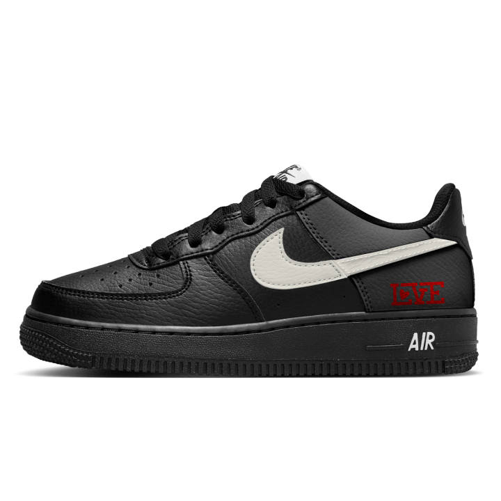 Nike Nike Air Force 1 Skateboard Shoes Women's Low Top Black