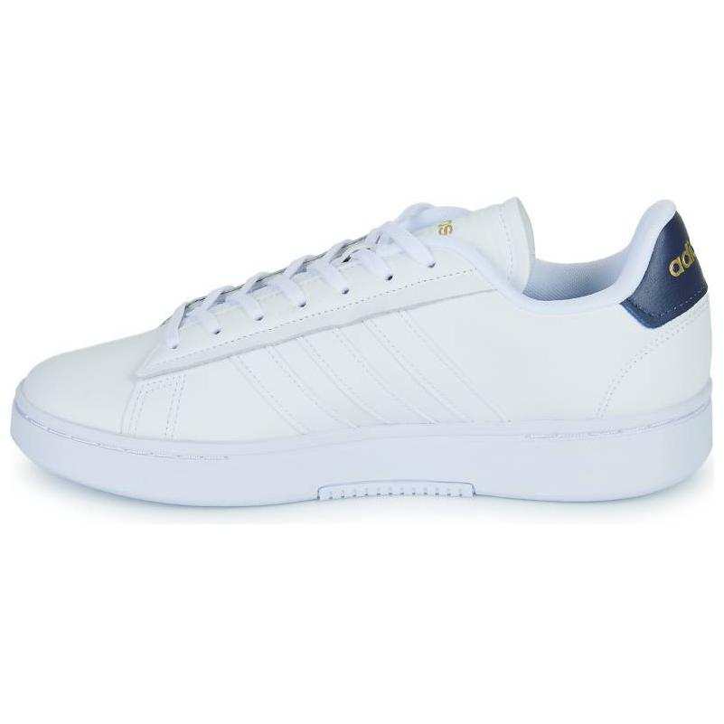 Adidas Adidas GRAND COURT ALPHA Slip Resistant Cushioning Abrasion Resistant Low top Skateboard Shoes Men's White