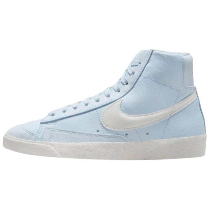 Nike Nike Blazer Slip Resistant Abrasion Resistant Mid top Skateboard Shoes Women's Blue White