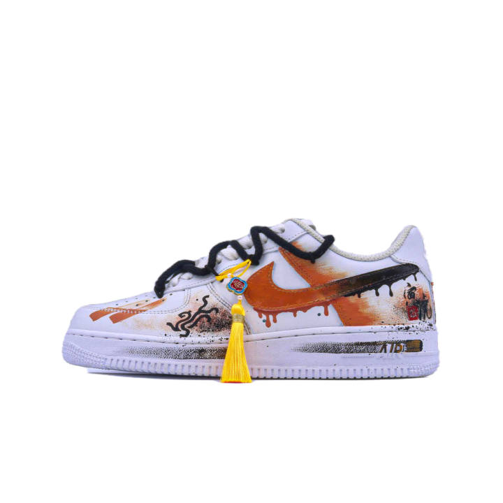 Nike Nike Air Force 1 New Singularity, Chinese Zodiac Collection, Tiger Brings Prosperity Slip Resistant Abrasion Resistant