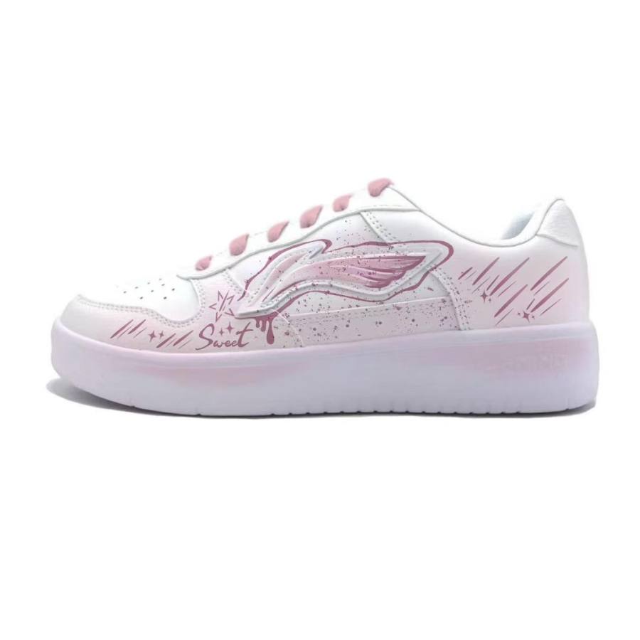 Li-Ning Li Ning Floating Boat Height Increasing Lightweight Low top Skateboard Shoes Women's