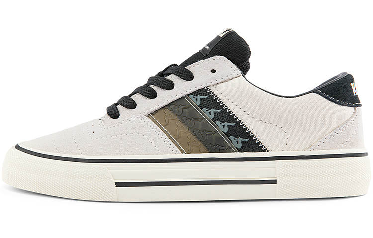 Kappa Coverage Abrasion Resistant Coverage Abrasion Resistant Low top Skateboard Shoes Unisex Heron Feather White