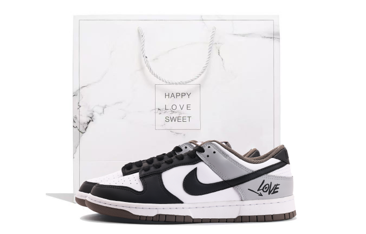 Nike Nike Dunk Coverage Abrasion Resistant Coverage Abrasion Resistant Low top Skateboard Shoes Unisex Black Gray