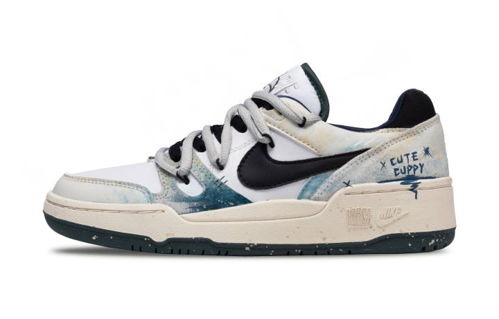 Nike Nike Full Force Cang Sea Blue Abrasion Resistant Abrasion Resistant Low top Skateboard Shoes Men's Sky Blue