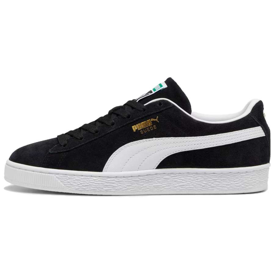 PUMA Suede Classic Low top Skateboard Shoes Women's Black White