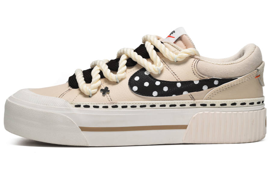 Nike Nike Court Legacy Lif CUS ID American Vintage Low top Skateboard Shoes Women's Beige Brown