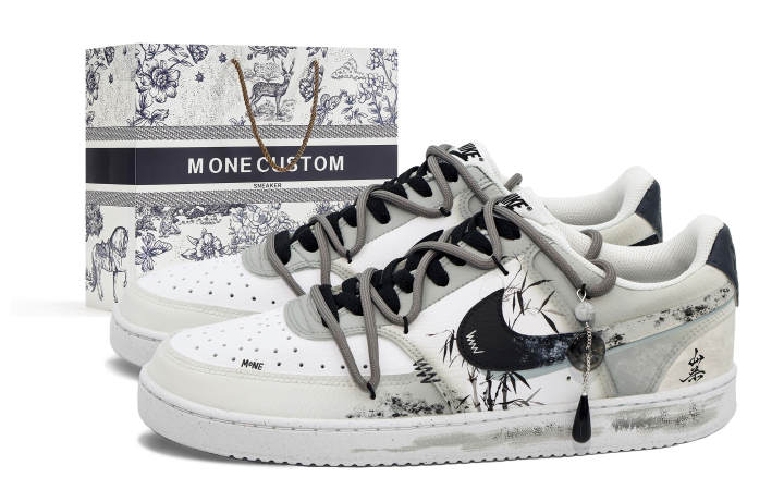 Nike Nike Court Vision 1 Camellia Ink Bamboo MONE Manufacturing Abrasion Resistant Lightweight Breathable