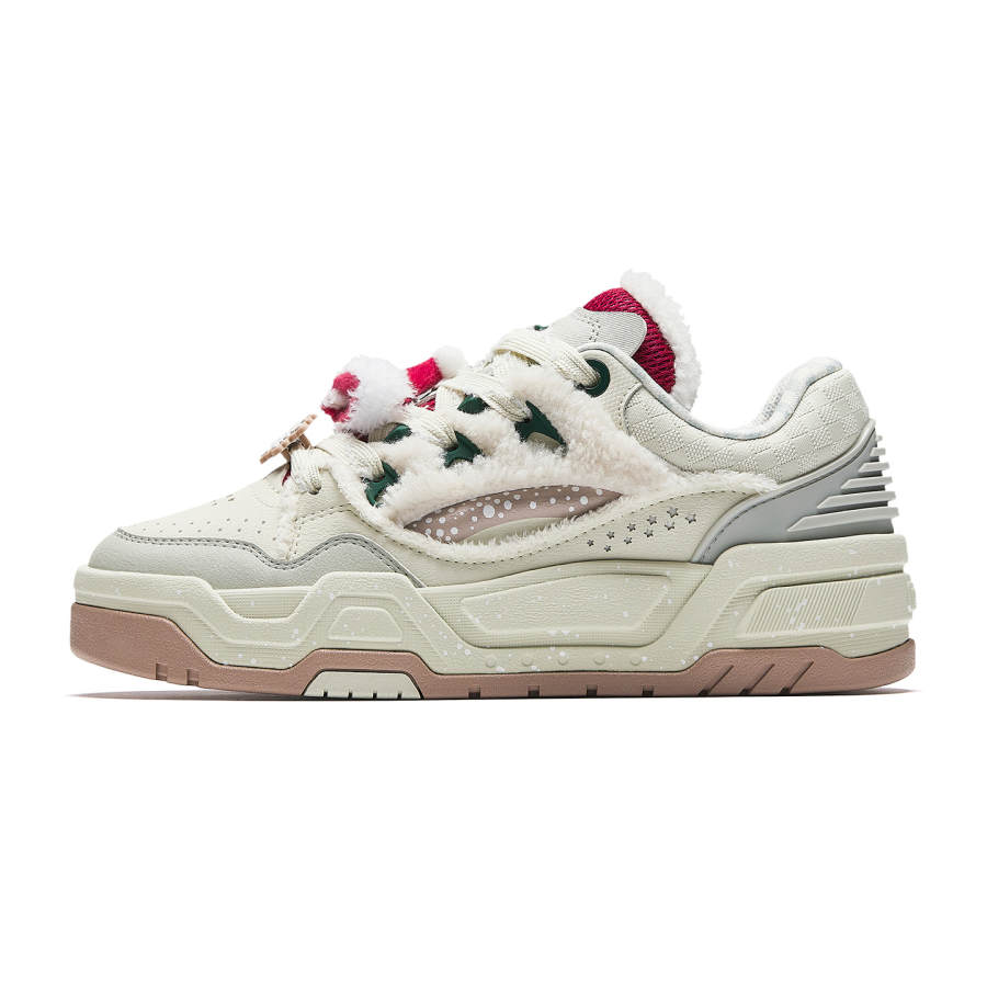 Anta Textile, Synthetic Leather Abrasion Resistant Lightweight Low top Skateboard Shoes Women's