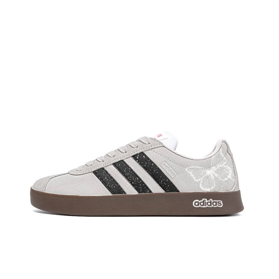 Adidas Neo Slip Resistant Abrasion Resistant Low top Skateboard Shoes Unisex Black Gray