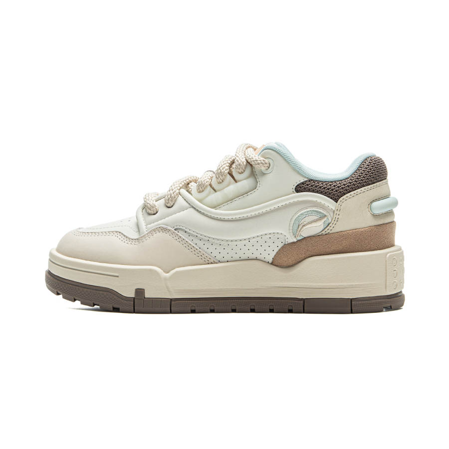 Li-Ning Li Ning 001 BTC Slip Resistant, Abrasion Resistant, Lightweight, Height Increasing Low top Skateboard Shoes Women's
