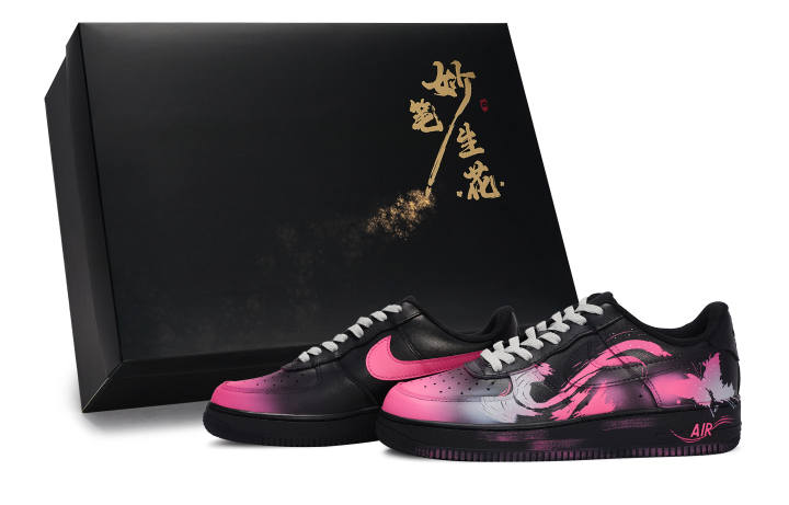 Nike Nike Air Force 1 Skateboard Shoes Unisex Low Top Gray/Pink