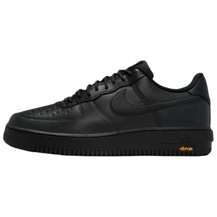 Nike Nike Air Force 1 Leather Skateboard Shoes Men's Black
