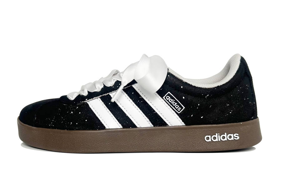 Adidas Neo Slip Resistant Abrasion Resistant Low top Skateboard Shoes Unisex Black White
