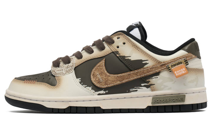 Nike Nike Dunk Slip Resistant Abrasion Resistant Low top Skateboard Shoes Unisex Black Brown