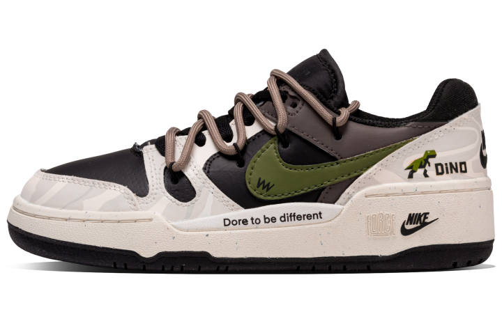 Nike Nike Full Force Low White Apocalypse Abrasion Resistant Abrasion Resistant Low top Skateboard Shoes Men's