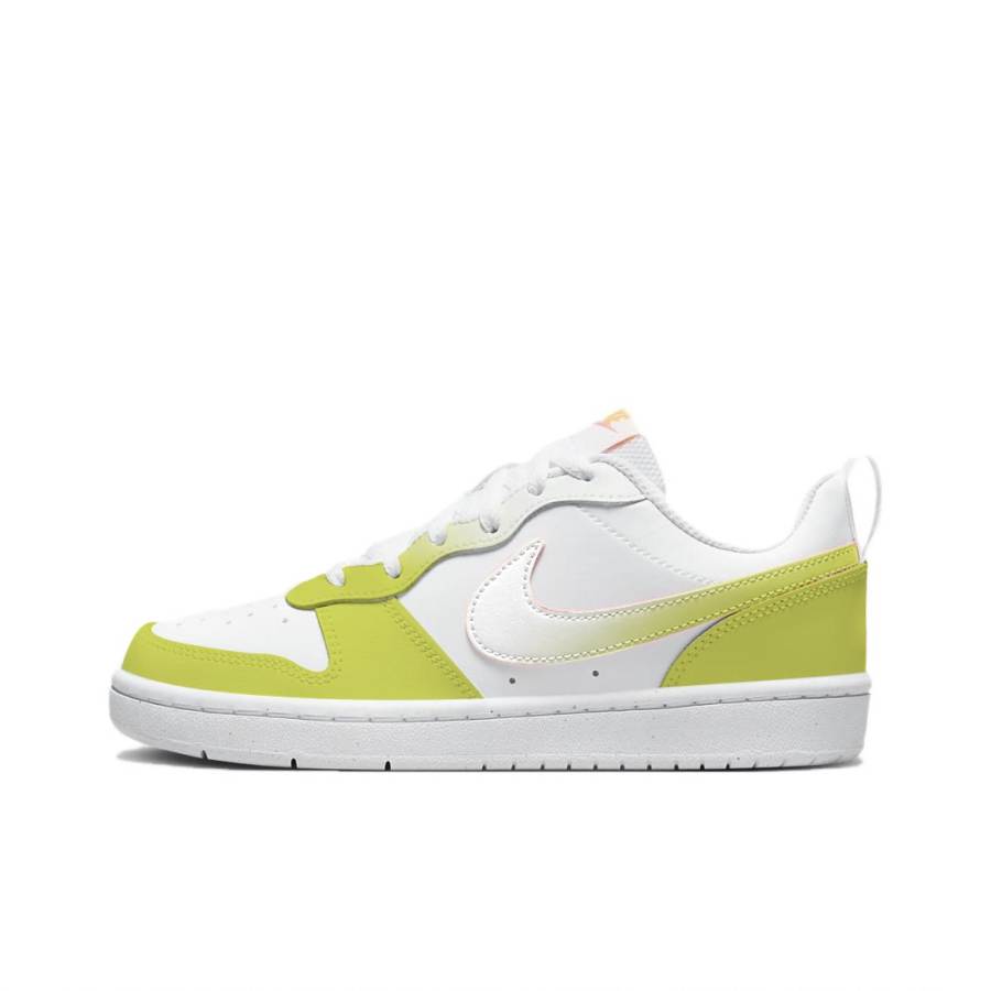 Nike Nike Active Girlish Avocado Leather Low top Skateboard Shoes Women's White Brick Red