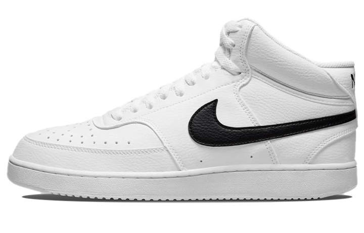 Nike Nike Court Vision Mid Recyclable Material Slip Resistant, Abrasion Resistant, Breathable Mid top Skateboard Shoes Men's