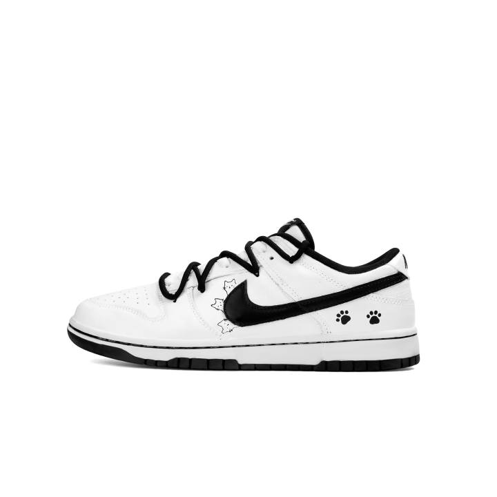 Nike Nike Dunk Abrasion Resistant Low top Skateboard Shoes Unisex Black