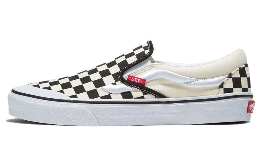 Vans Slip-On Classic Vans 138 'Sidestripe - Black Checkerboard'