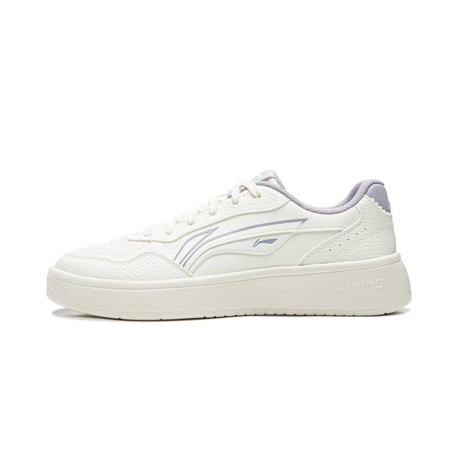 Li-Ning Li Ning Wheat Age Low top Skateboard Shoes Women's White Purple