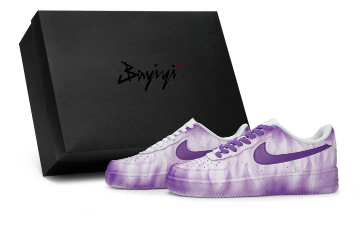 Nike Nike Air Force 1 Skateboard Shoes Unisex Low Top Purple