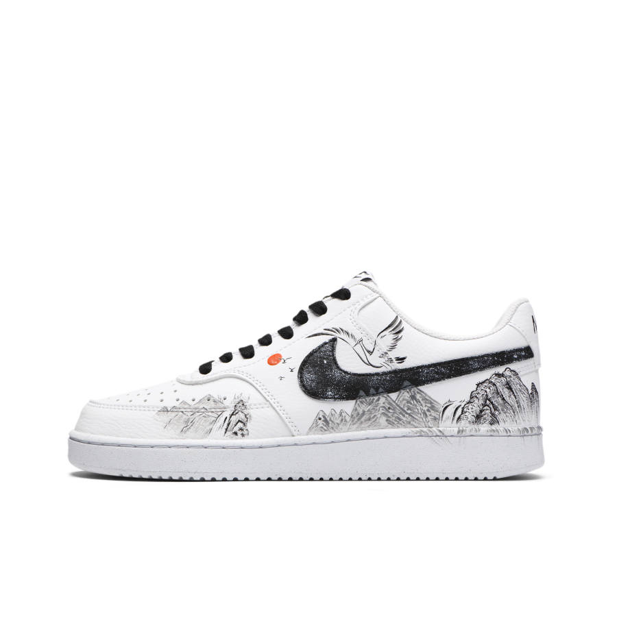 Nike Nike Court Vision 1 Slip Resistant, Abrasion Resistant, Lightweight, Breathable Low top Skateboard Shoes Men's