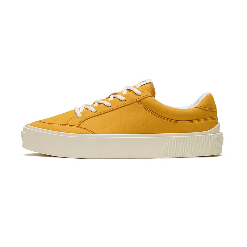 EQLZ EQUALIZER EQLZ EQUALIZER Fault 23 Abrasion Resistant Lightweight Low top Skateboard Shoes Unisex Fallen Leaves Yellow