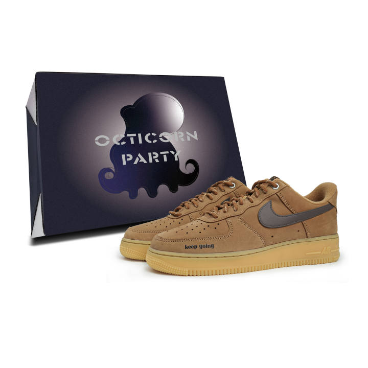 Nike Nike Air Force 1 Skateboard Shoes Unisex Low Top Umber/Brown