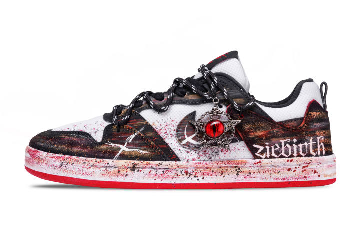 Nike Nike SB Alleyoop Scorching Sun Gaze Coverage Low top Skateboard Shoes Unisex Black Red Gold