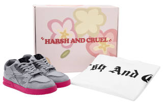 HARSH AND CRUEL 330 Deconstruction Leather Low top Skateboard Shoes Unisex Gray Pink