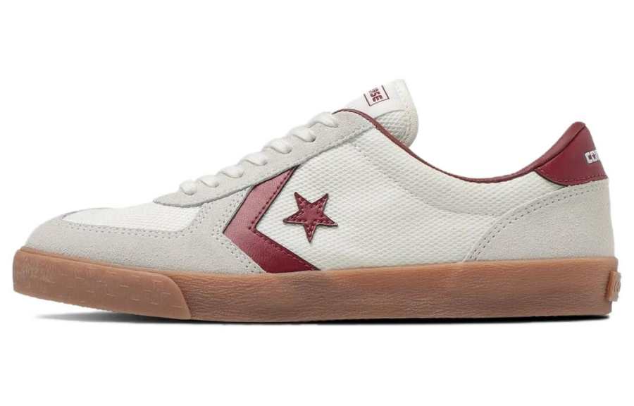 Converse Checkpoint Sk O Slip Resistant Cushioning Slip Resistant Cushioning Low top Skateboard Shoes Unisex Gray Red