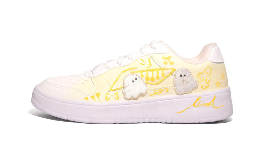 Li-Ning Li Ning Floating Boat Coverage Cushioning Abrasion Resistant Low top Skateboard Shoes Women's