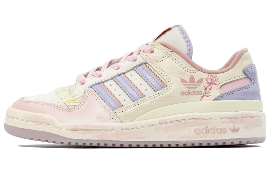 Adidas Originals FORUM Extreme Footwear, Frost Rose Cushioning Low top Skateboard Shoes Women's