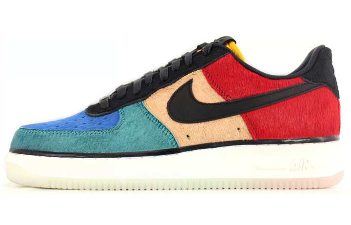 Nike Nike Air Force 1 '07 Premium 'Red Blue Black' Women's